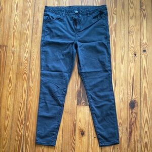 Dark Blue Casual Pants